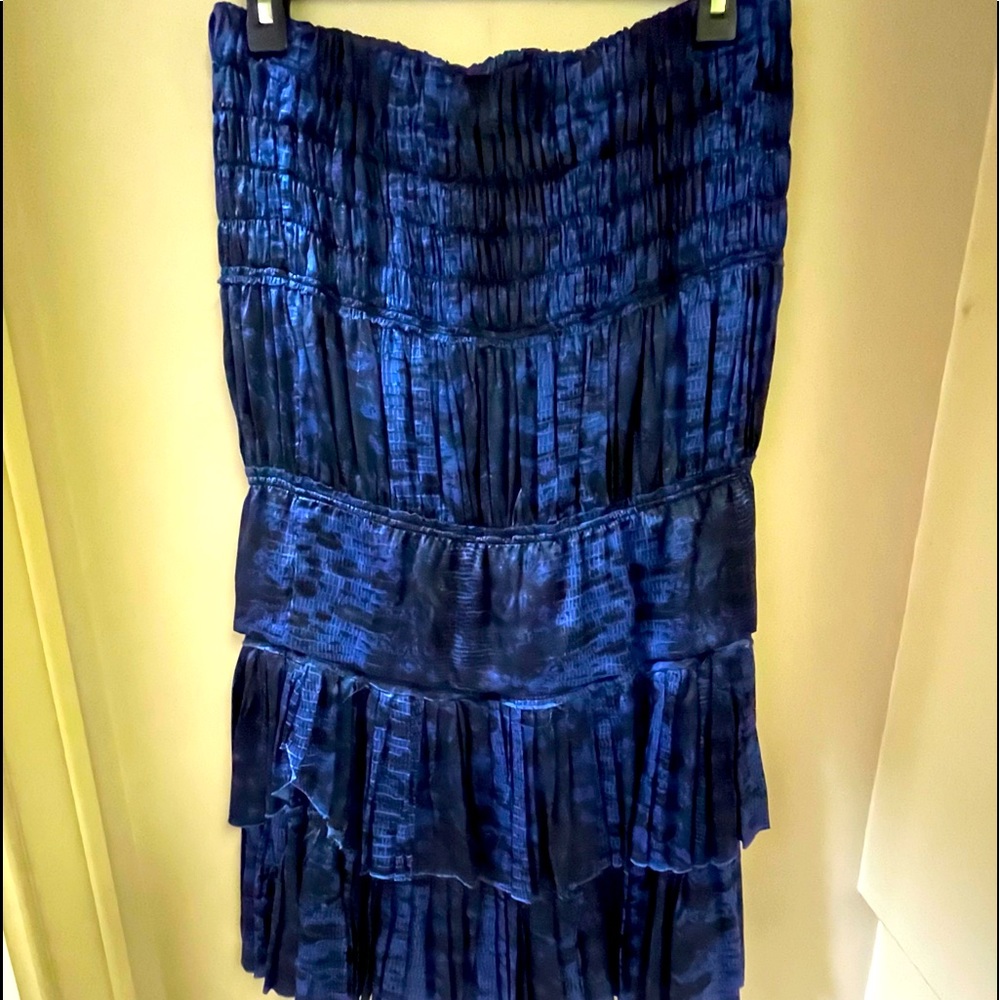 Isabel Marant silk satin tiered skirt